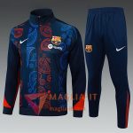 Completo Tuta da Calcio con Giacca FC Barcellona Bambini Blu/Rosso 2025/2026
