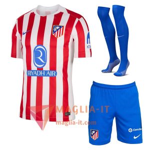 Maglia Atletico Madrid Prima 2025/2026 - Completa (Pantaloncini + Calzini)