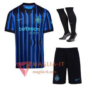 Maglia Inter Milan Prima 2025/2026 - Completa (Pantaloncini + Calzini)