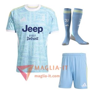 Maglia Juventus Seconda 2025/2026 - Completa (Pantaloncini + Calzini)