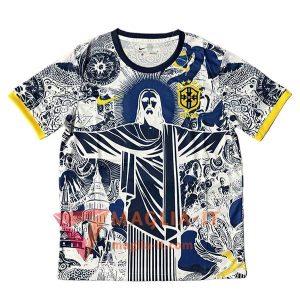 Maglia Nazionale Manica Corta Brasile Special Edition Bianco/Blu 2025/2026