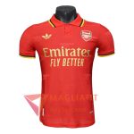 Maglia Polo Manica Corta Arsenal Rosso/Giallo 2025/2026