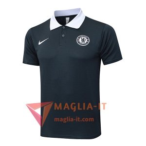 Maglietta Polo FC Chelsea Grigio Scuro 2025/2026