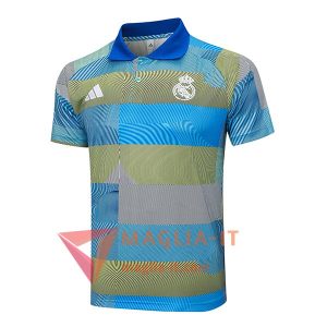 Maglietta Polo Real Madrid Blu/Verde 2025/2026