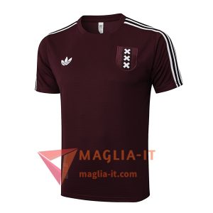 Magliette da Allenamento Ajax Marrone/Bianco 2025/2026