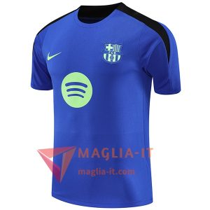 Magliette da Allenamento FC Barcellona Blu/Nero/Verde 2025/2026