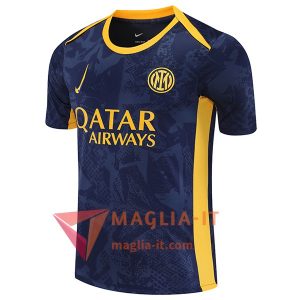 Magliette da Allenamento Inter Milan Blu/Giallo 2025/2026