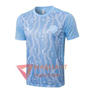 Magliette da Allenamento Manchester City Blu/Bianco 2025/2026