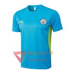 Magliette da Allenamento Manchester City Blu/Verde 2025/2026