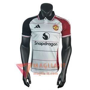 Magliette da Allenamento Manchester United Bianco/Nero/Rosso 2025/2026