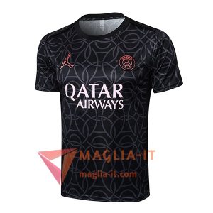 Magliette da Allenamento PSG Nero/Grigio 2025/2026