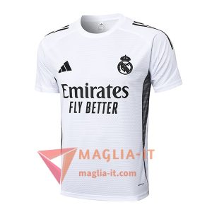 Magliette da Allenamento Real Madrid Bianco/Nero 2025/2026
