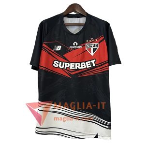 Magliette da Allenamento Sao Paulo FC Nero/Rosso/Bianco 2025/2026