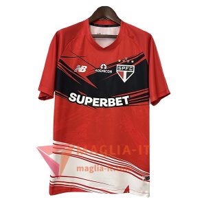 Magliette da Allenamento Sao Paulo FC Rosso/Nero/Bianco 2025/2026