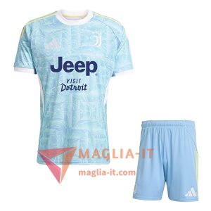 Nuova Maglia Calcio Juventus Bambino Seconda 2025/2026