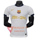 Nuova Maglie Calcio FC Barcellona x Travis Scott Bianco 2024/2025