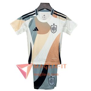 Nuova Maglietta Calcio Spagna Bambino Seconda 2025/2026