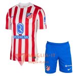 Nuovo Maglia Calcio Atletico Madrid Bambino Prima 2025/2026