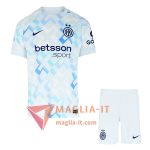 Nuovo Maglia Calcio Inter Milan Bambino Seconda 2025/2026