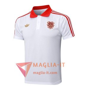 Nuovo Maglia Polo Bayern Monaco Bianco/Rosso 2025/2026
