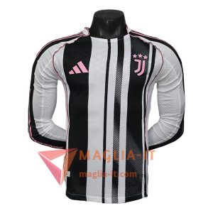Nuovo Maglietta Calcio Juventus Manica Lunga Prima 2025/2026