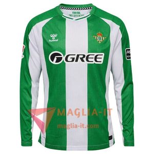 Nuovo Mgliette Da Calcio Real Betis Manica Lunga Prima 2025/2026