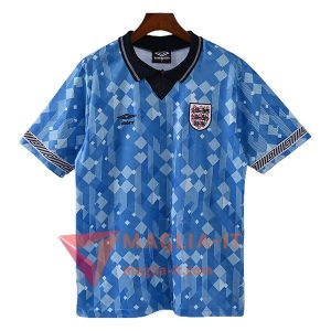 T Shirt Calcio Inghilterra Retro Vintage Terza 1990