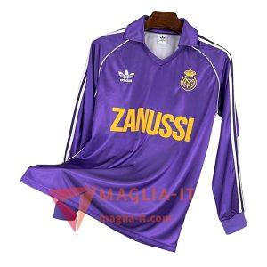 T Shirt Calcio Real Madrid Retro Vintage Terza Manica Lunga 1984/1985