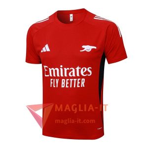 T-shirt da Allenamento Arsenal Rosso/Bianco/Nero 2025/2026