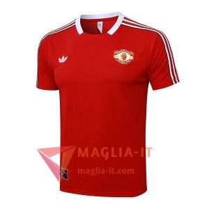 T-shirt da Allenamento Manchester United Rosso/Bianco 2025/2026