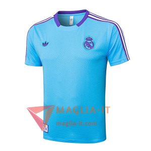 T-shirt da Allenamento Real Madrid Blu/Viola 2025/2026