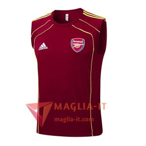 Canottiera da Allenamento Arsenal Rosso/Giallo 2025/2026