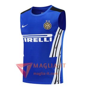 Canottiera da Allenamento Inter Milan Blu/Bianco 2025/2026