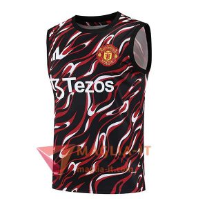 Canottiera da Allenamento Manchester United Rosso/Nero 2025/2026