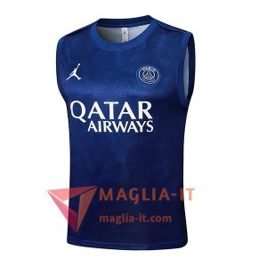 Canottiera da Allenamento PSG Blu Reale 2025/2026