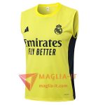 Canottiera da Allenamento Real Madrid Giallo/Nero 2025/2026