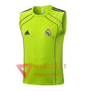 Canottiera da Allenamento Real Madrid Verde 2025/2026