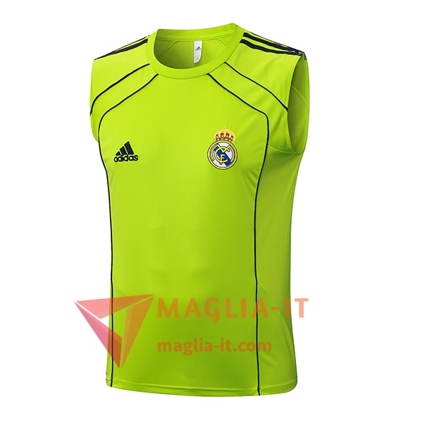 Canottiera da Allenamento Real Madrid Verde 2025/2026