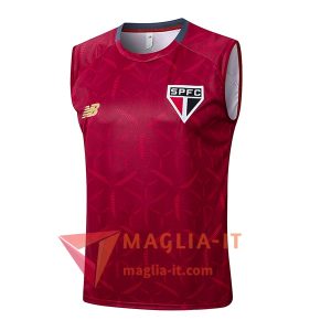 Canottiera da Allenamento Sao Paulo FC Rosso 2025/2026