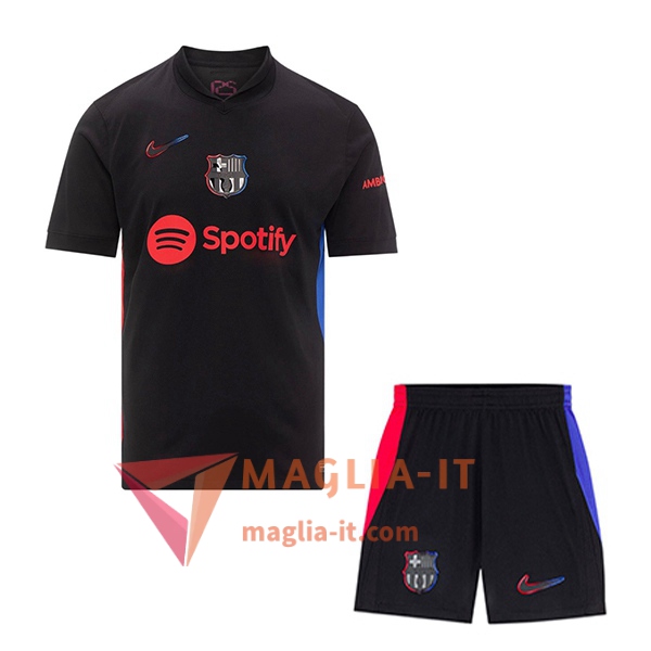 Completo Maglia FC Barcellona Seconda + Pantaloncini 2024/25