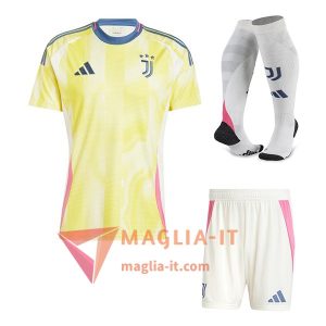 Completo Maglia Juventus Seconda (Pantaloncini + Calzini) 2024/25