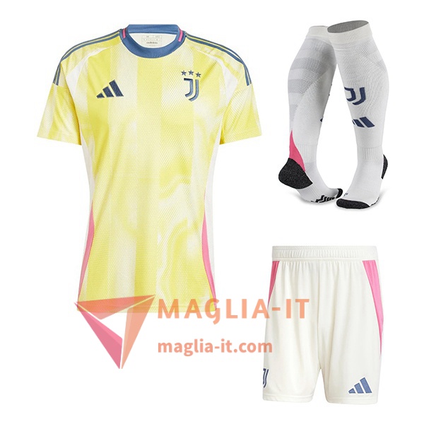 Completo Maglia Juventus Seconda (Pantaloncini + Calzini) 2024/25
