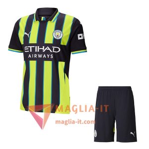 Completo Maglia Manchester City Seconda + Pantaloncini 2024/25