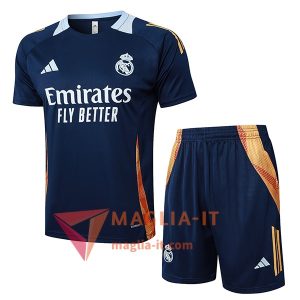 Completo Magliette da Allenamento Real Madrid Blu Reale 2025/2026