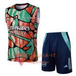 Kit da Allenamento Arsenal 2025/2026 - Canottiera + Pantaloncini Rosso/Verde/Beige