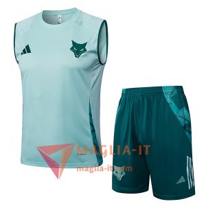Kit da Allenamento Cruzeiro 2025/2026 - Canottiera + Pantaloncini Verde Chiaro