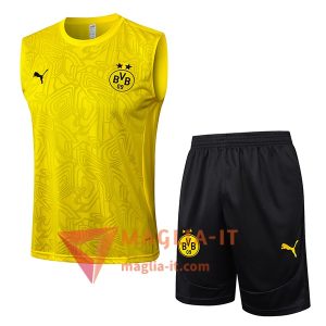 Kit da Allenamento Dortmund 2025/2026 - Canottiera + Pantaloncini Giallo