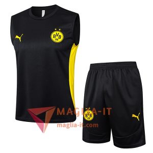 Kit da Allenamento Dortmund 2025/2026 - Canottiera + Pantaloncini Nero/Giallo