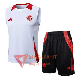 Kit da Allenamento Internacional 2025/2026 - Canottiera + Pantaloncini Bianco/Rosso