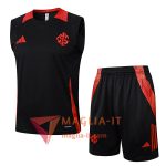 Kit da Allenamento Internacional 2025/2026 - Canottiera + Pantaloncini Nero/Rosso